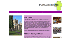 Desktop Screenshot of eyam-church.org